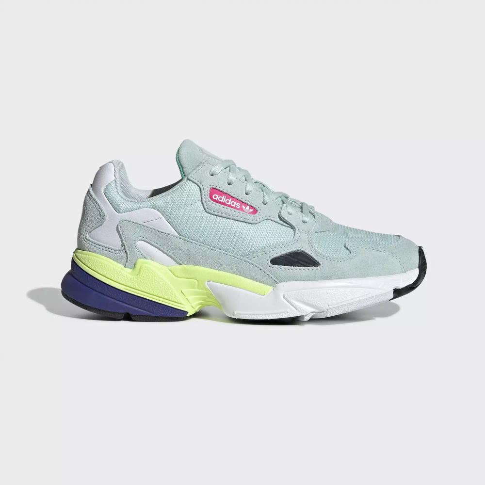 Adidas Falcon Tenis Verdes Para Mujer (MX-49383)